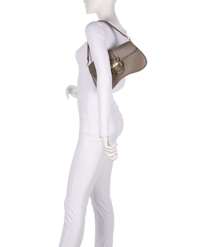 Just Cavalli Iconic Snakes Shoulder bag taupe