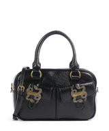 Just Cavalli Iconic Snakes Pockets Borsa a mano black
