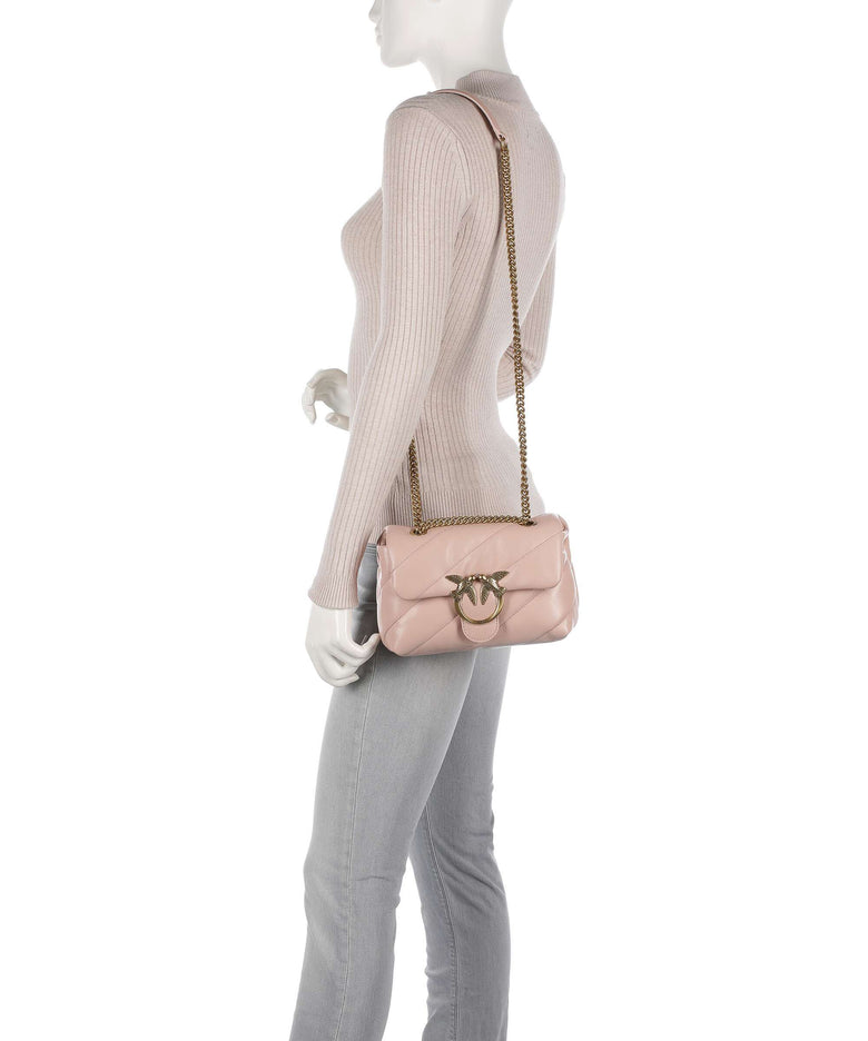 Pinko Love Puff Mini Shoulder bag cipria/antique gold