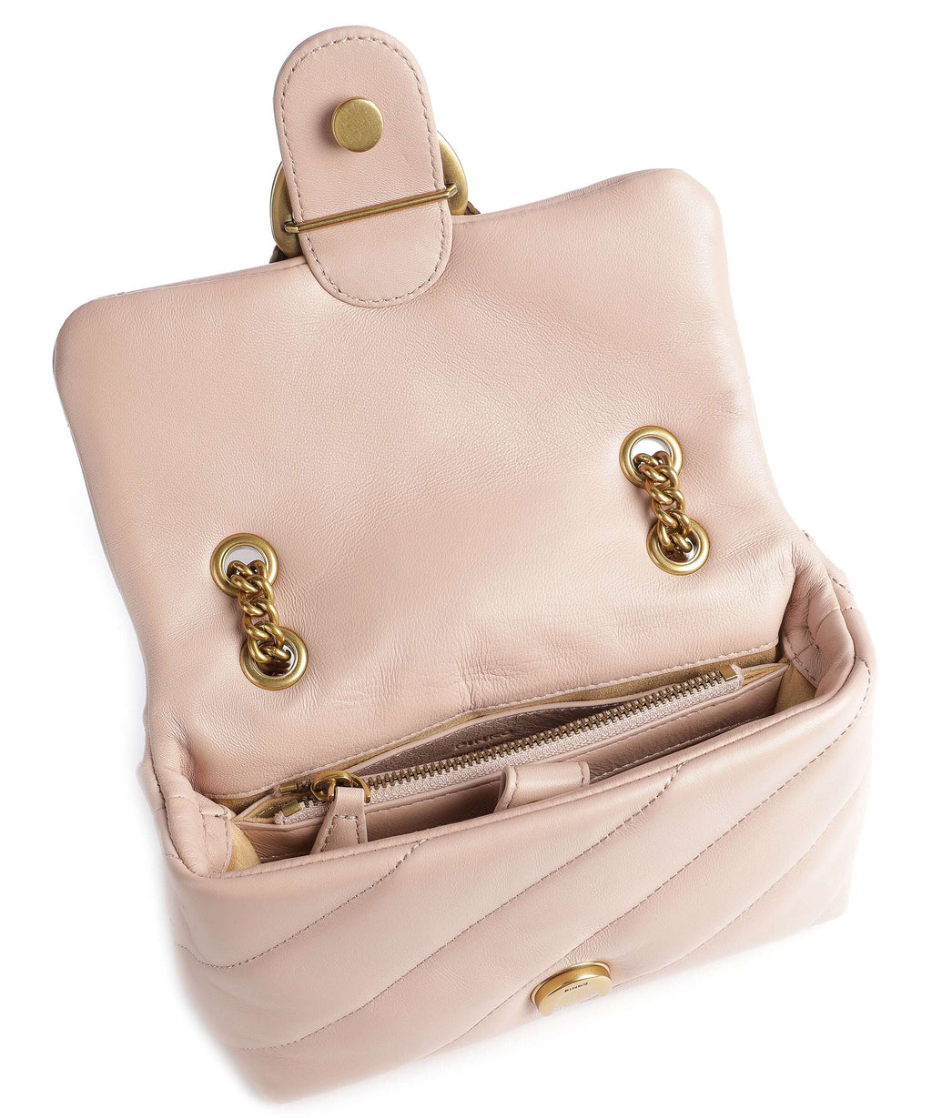 Pinko Love Puff Mini Shoulder bag cipria/antique gold