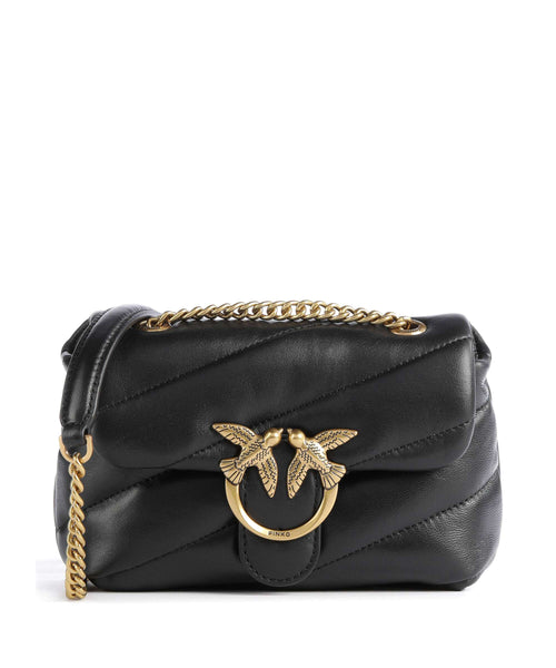 Pinko Love Puff Baby Shoulder bag nero/antique gold