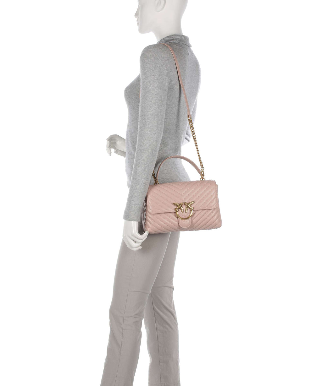Pinko Love Lady Puff Classic Handbag cipria
