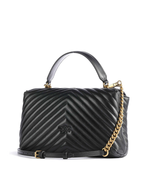 Pinko Love Lady Puff Classic Handbag nero/antique gold