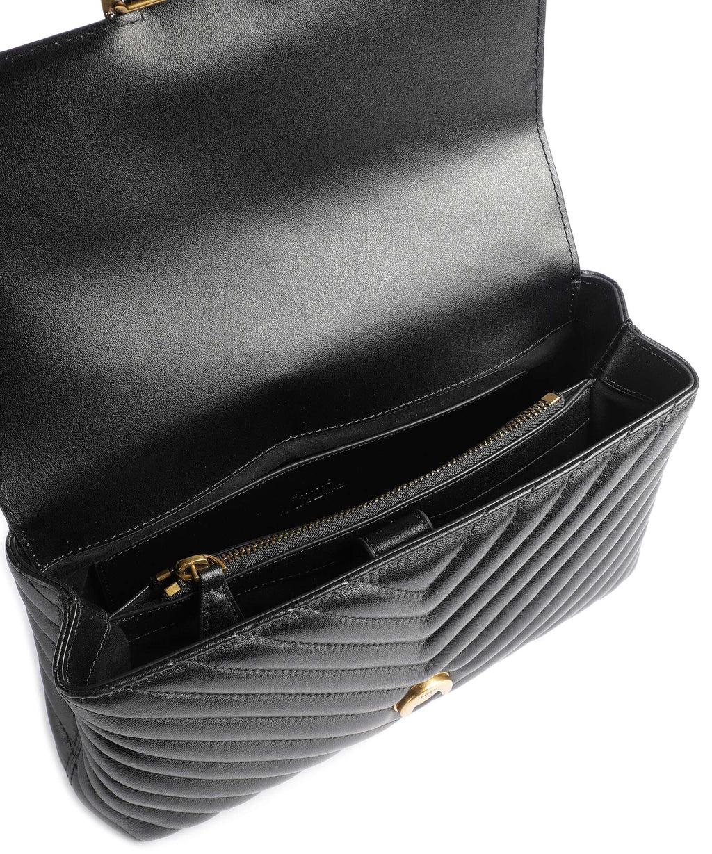 Pinko Love Lady Puff Classic Handbag nero/antique gold