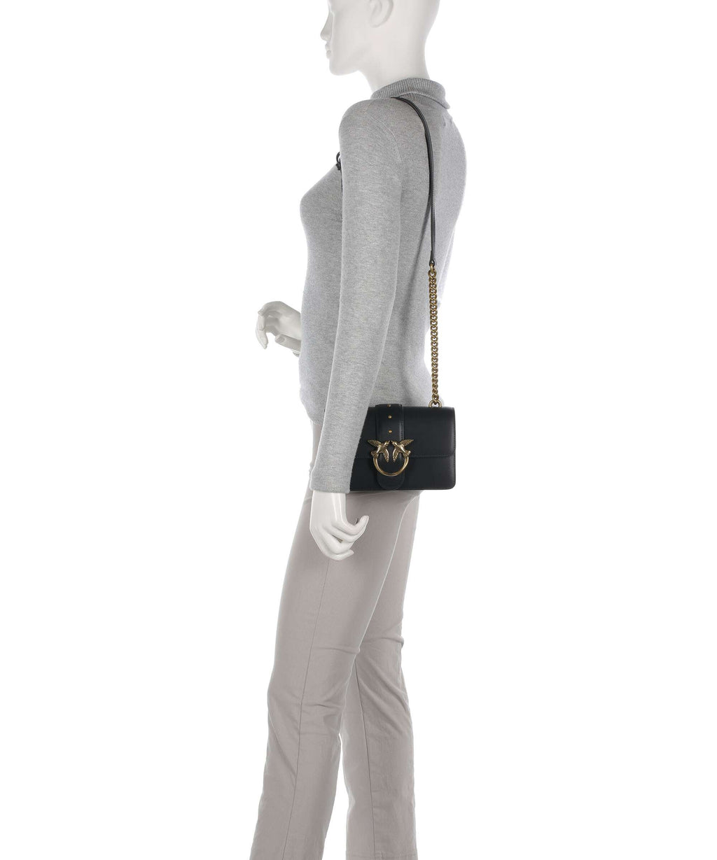 Pinko Love One Mini Crossbody bag nero/antique gold