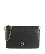 Pinko Flat Classic Umhängetasche nero/antique gold