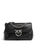 Pinko Love Puff Classic Schultertasche nero/old silver