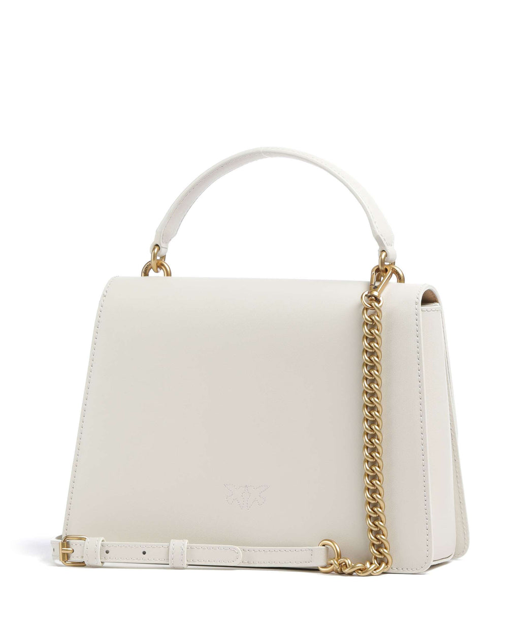 Pinko Love One Classic Handbag bianco seta/antique gold