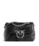 Pinko Love Puff Mini Schultertasche nero/old silver