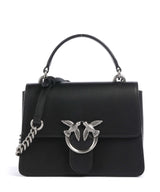 Pinko Love One Mini Borsa a tracolla nero/old silver