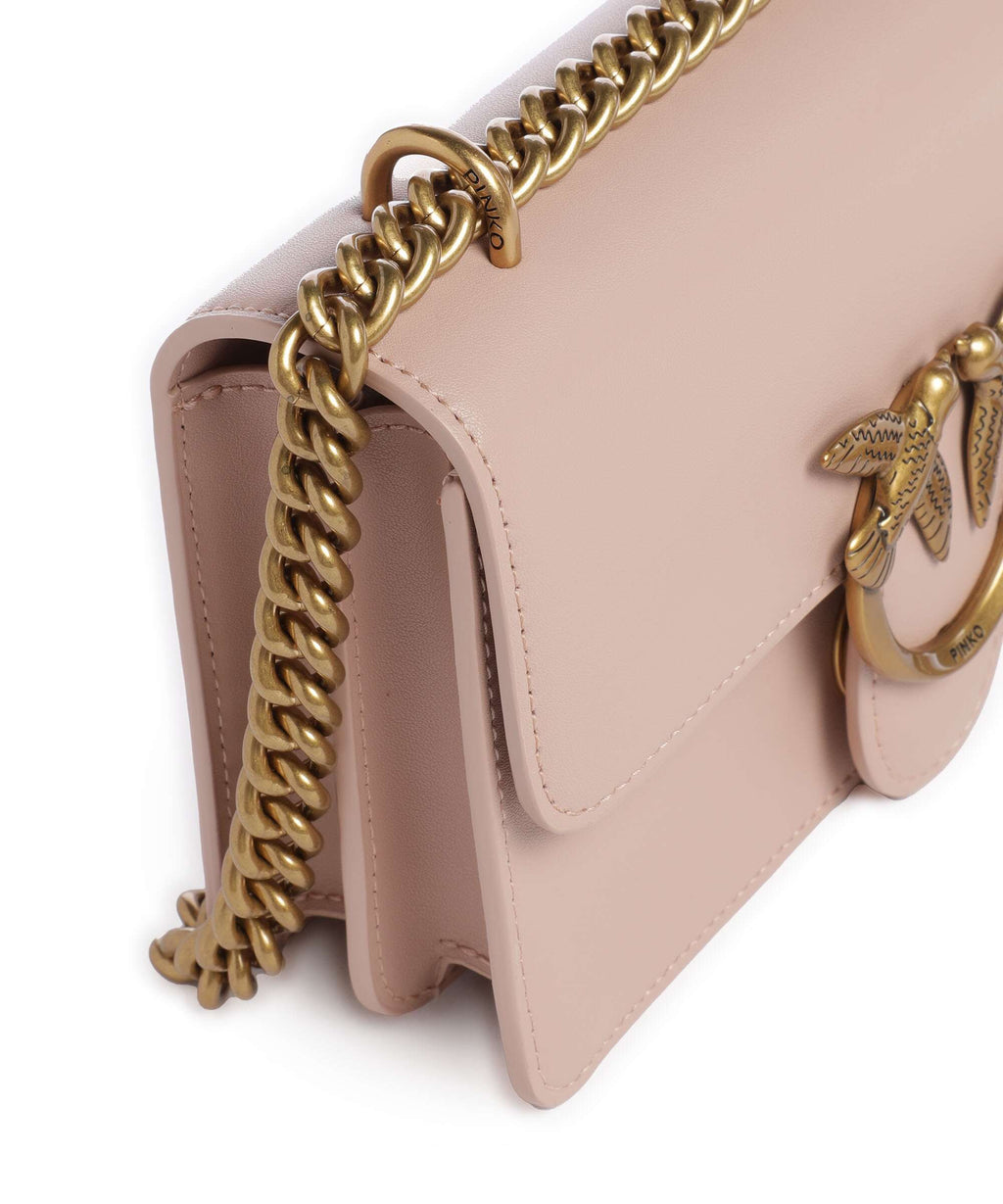 Pinko Love One Mini Shoulder bag cipria/antique gold