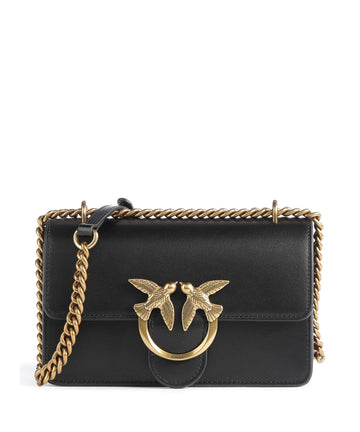 Pinko Love One Mini Sac porté épaule nero/antique gold