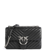 Pinko Love One Classic Sac porté épaule nero/old silver