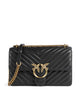 Pinko Love One Classic Sac porté épaule nero/antique gold