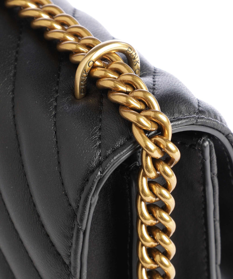 Pinko Love One Classic Shoulder bag nero/antique gold