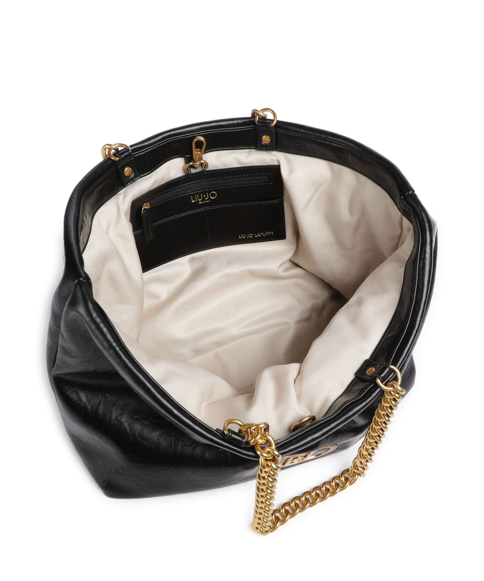 Liu Jo Lapuffy Tote bag nero                          