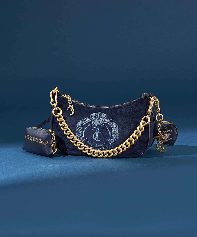 Juicy Couture Twig Heart Shoulder bag blue