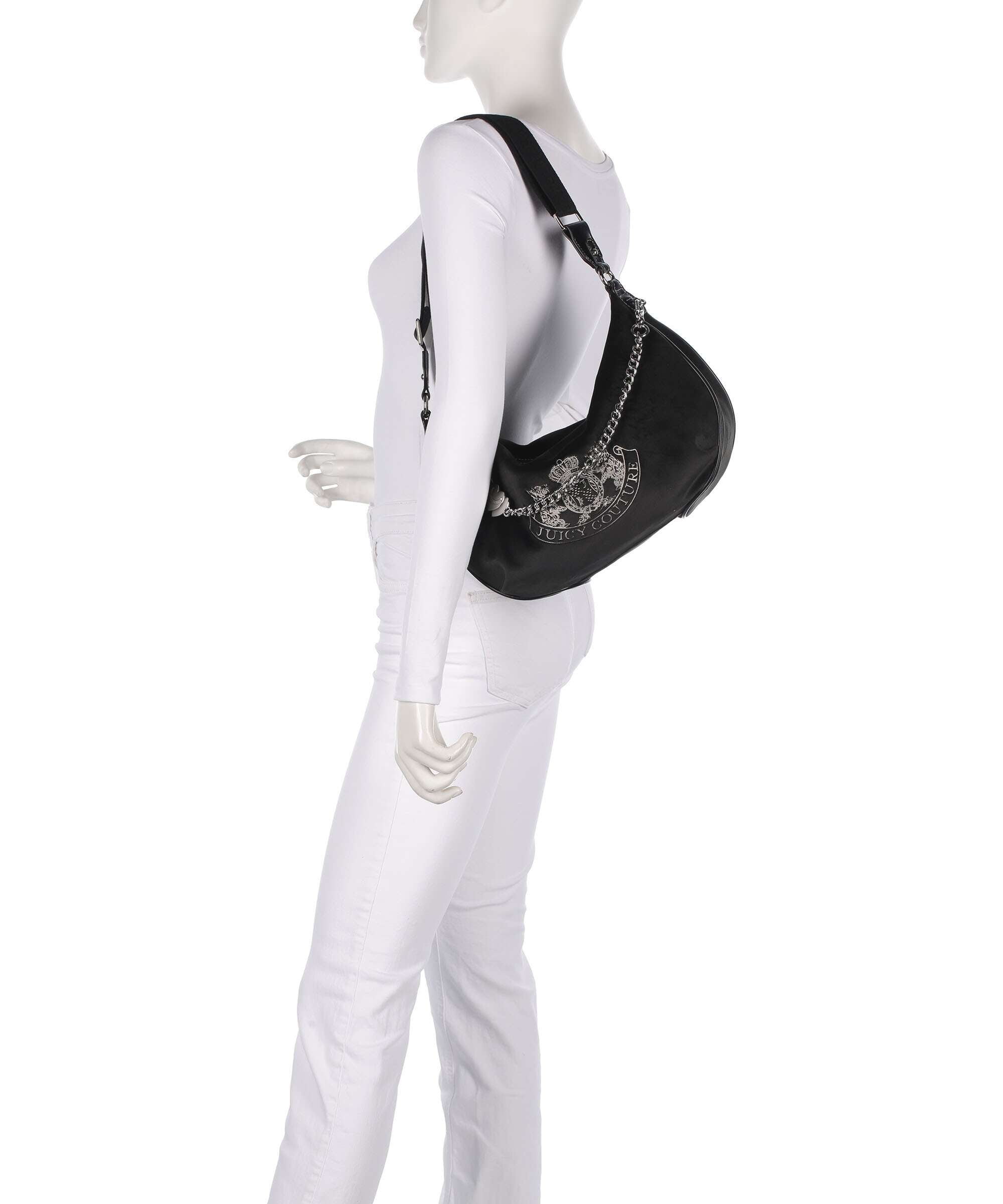 Juicy Couture Twig Narrative M Hobo bag black