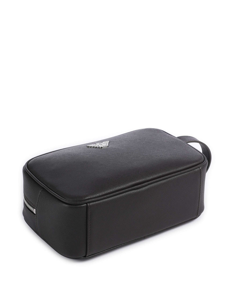 Emporio Armani Saffiano Animation Toiletry bag ebony