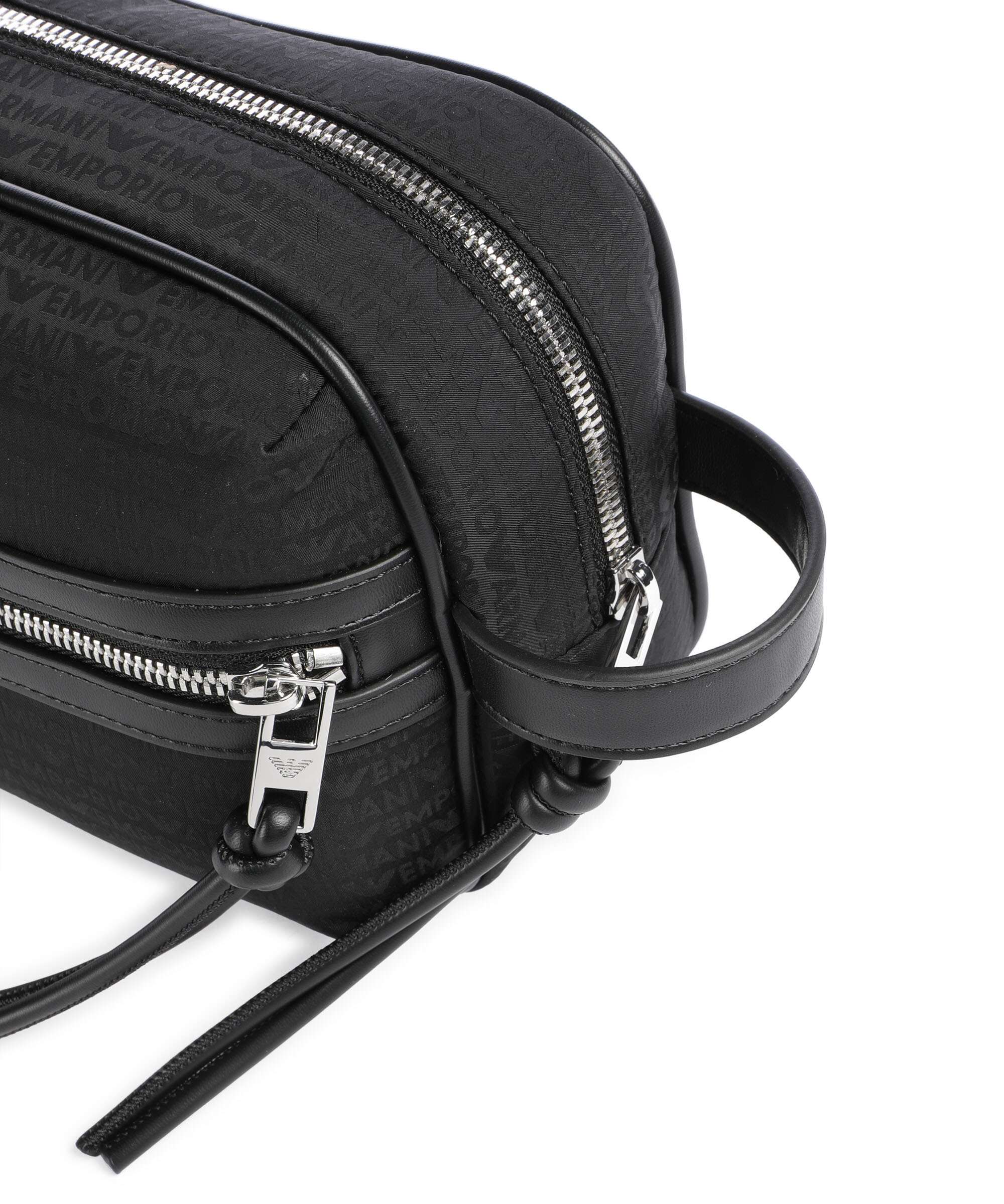 Emporio Armani Monogram Toiletry bag black beauty