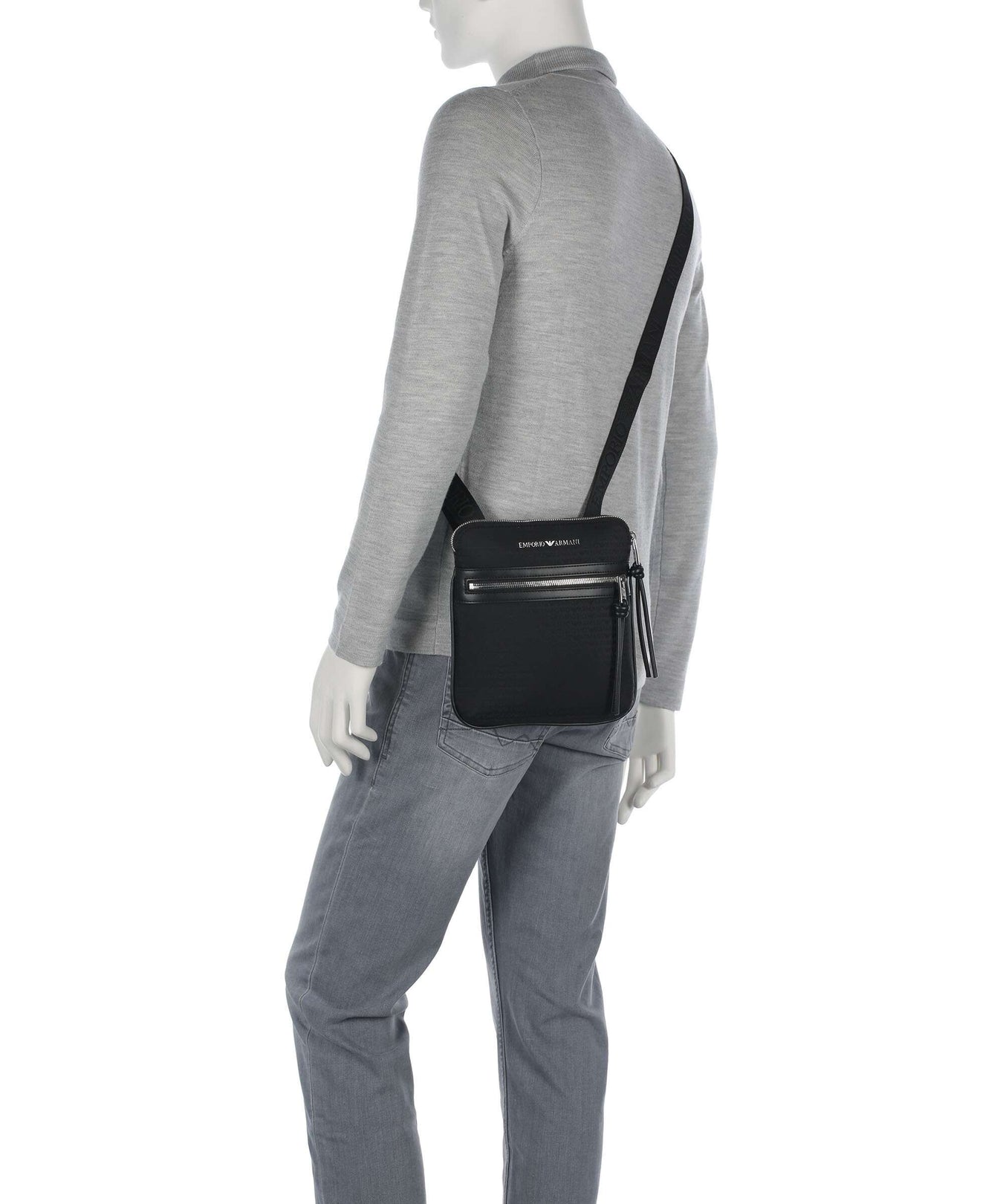 Emporio Armani Monogram Crossbody bag black beauty