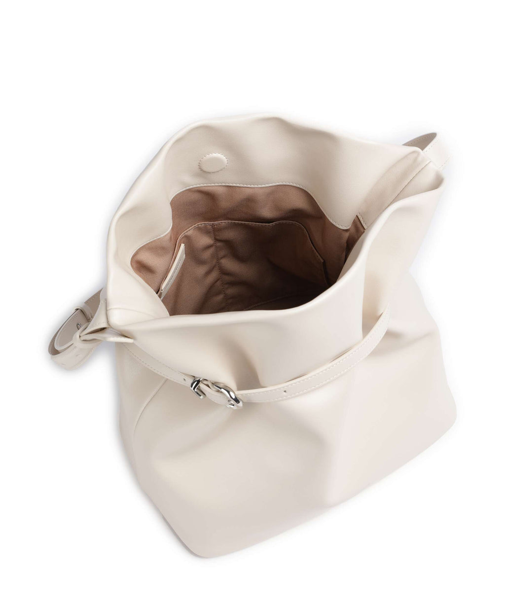 Emporio Armani Deva M Bucket bag marble