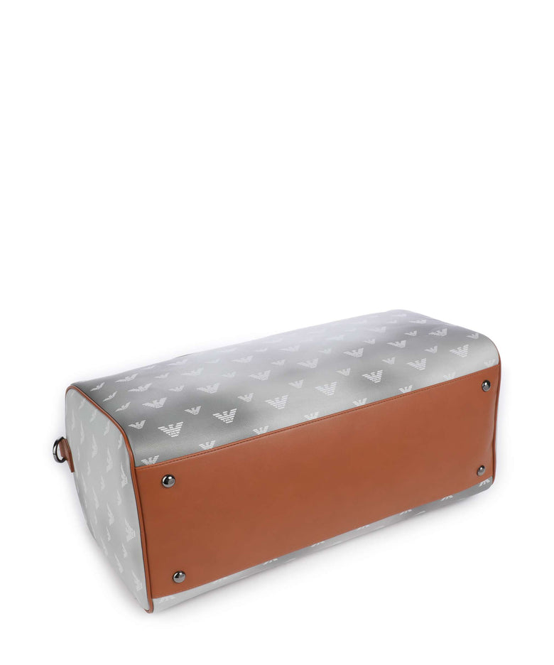 Emporio Armani Special Minorca Weekend bag grey/eagle allover