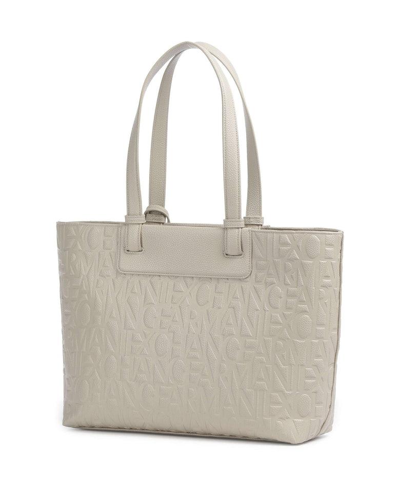 Armani Exchange Liz M Tote bag script