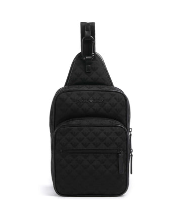 Emporio Armani Omnia Jacquard Slingbag black