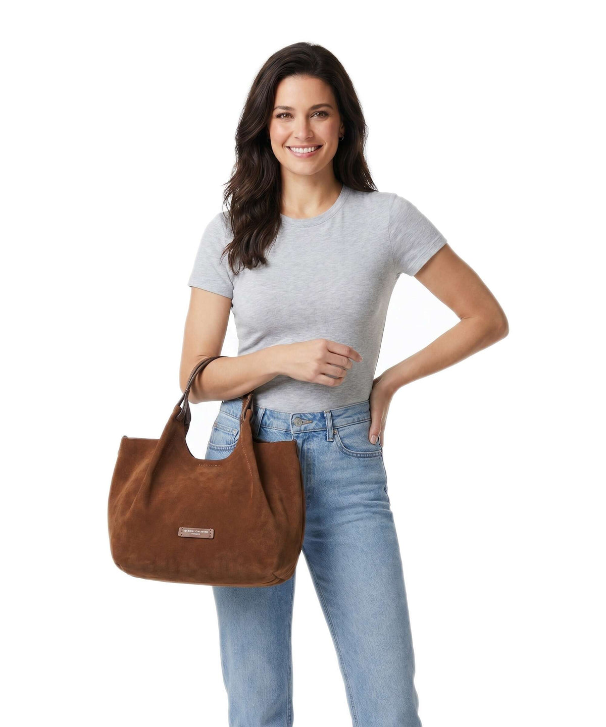 Gianni Chiarini Dua M Handbag cognac