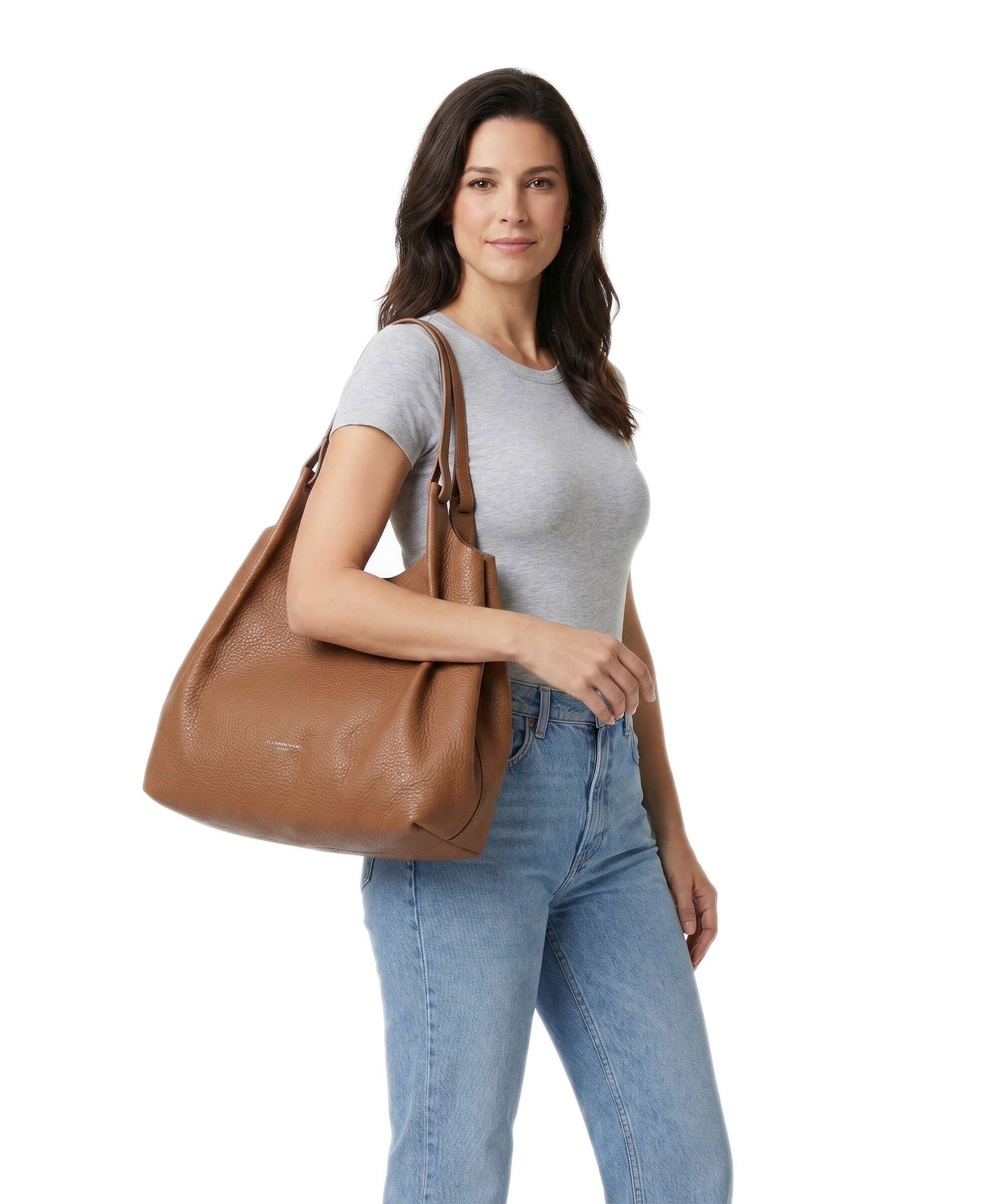 Gianni Chiarini Dua L Tote bag noce