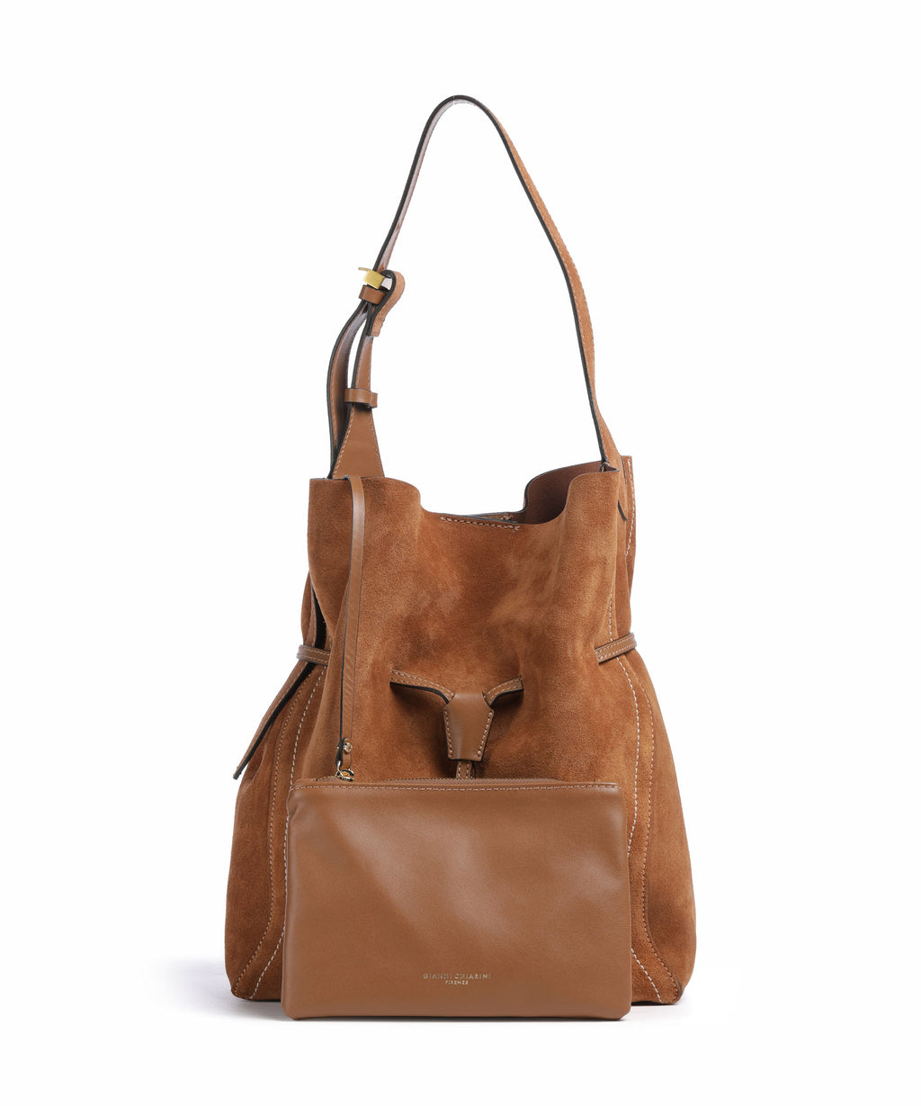 Gianni Chiarini Sienna Bucket bag caramel