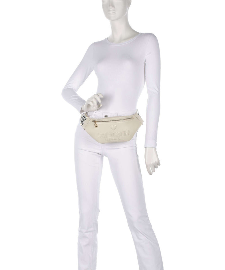 Love Moschino Ember Belt bag avorio