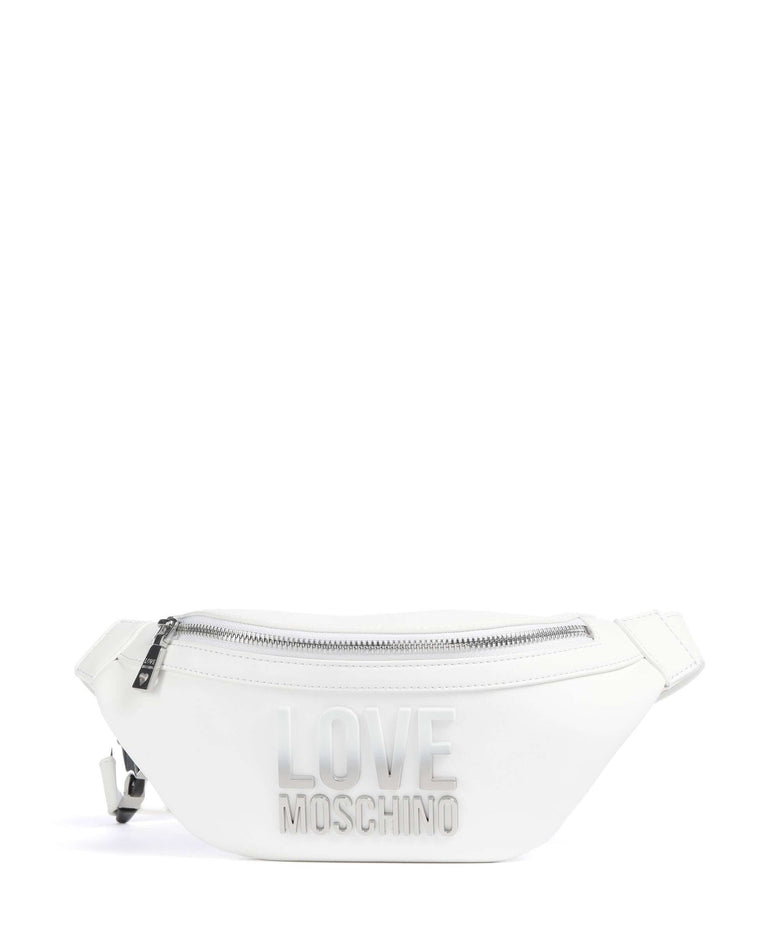 Love Moschino Prism Belt bag bianco