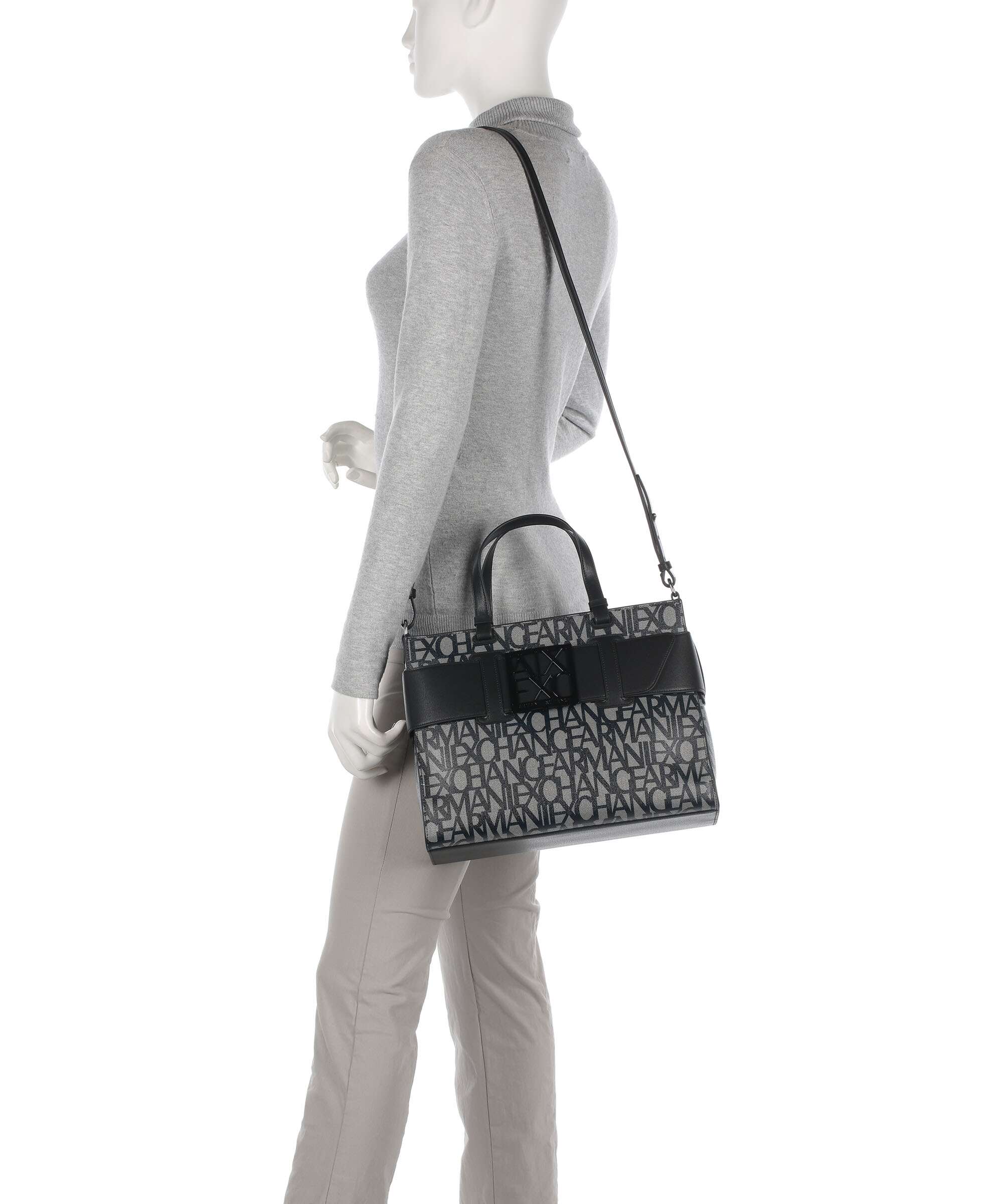 Armani Exchange Susy Handbag beige/black