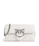 Pinko Love One Wallet bianco seta/old silver