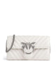Pinko Love One Portefeuille bianco seta/old silver
