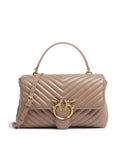 Pinko Love Lady Puff Classic Handbag biscotto zenzero/antique gold
