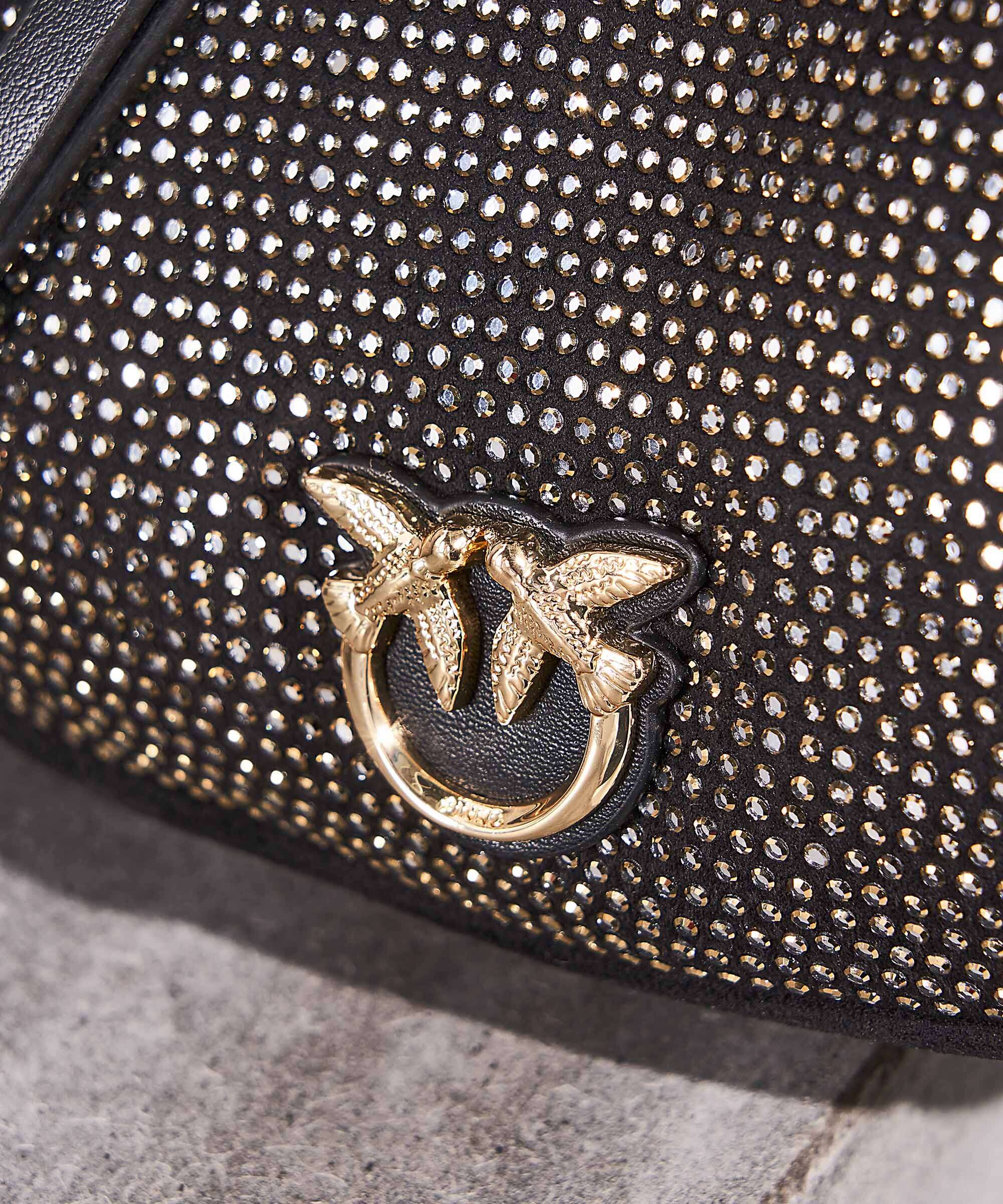 Pinko Brioche Mini Shoulder bag nero limousine/shiny gold