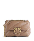 Pinko Love Puff Mini Schultertasche biscotto zenzero/antique gold