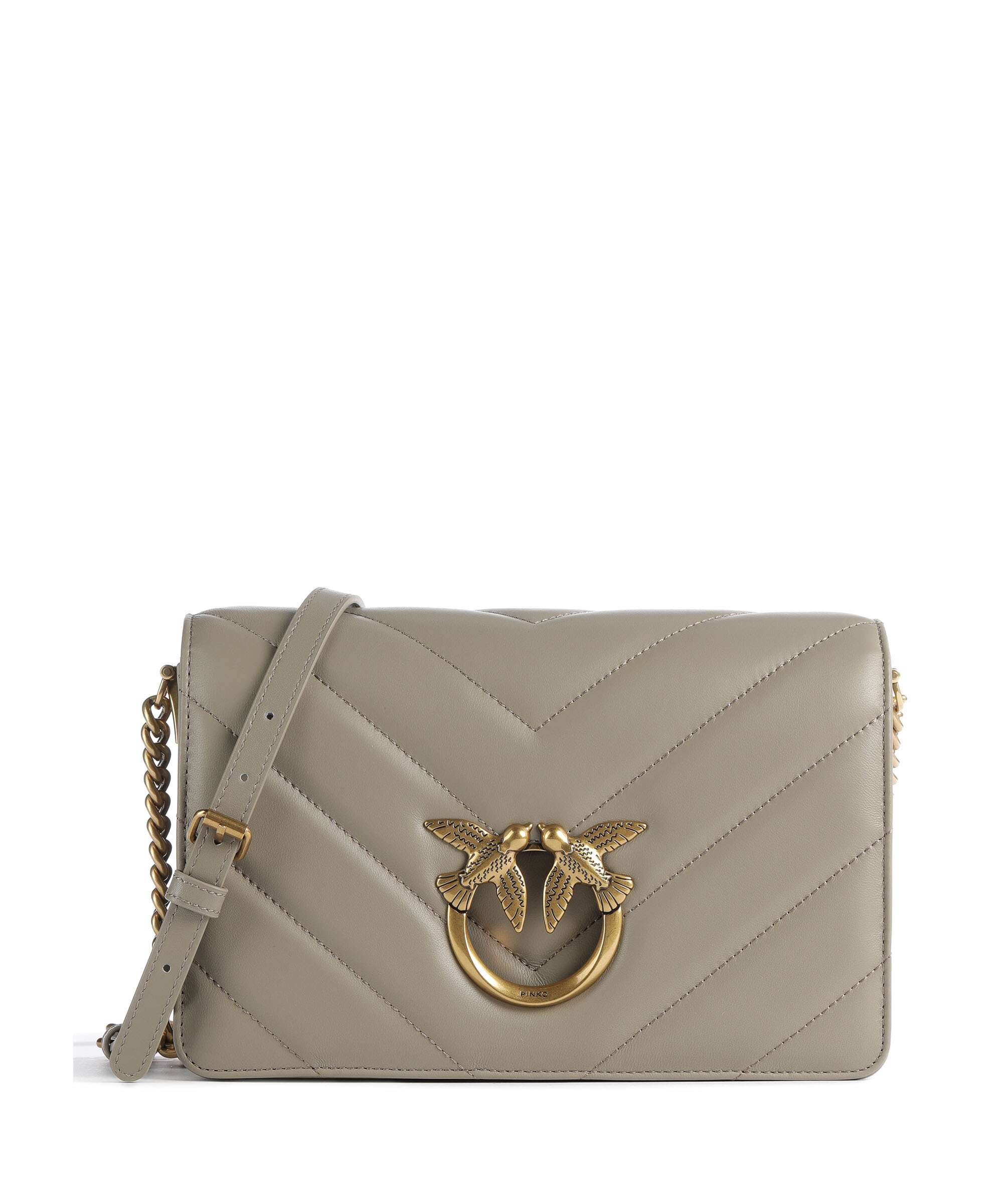 Pinko Love Click Classic Crossbody bag noce/antique gold