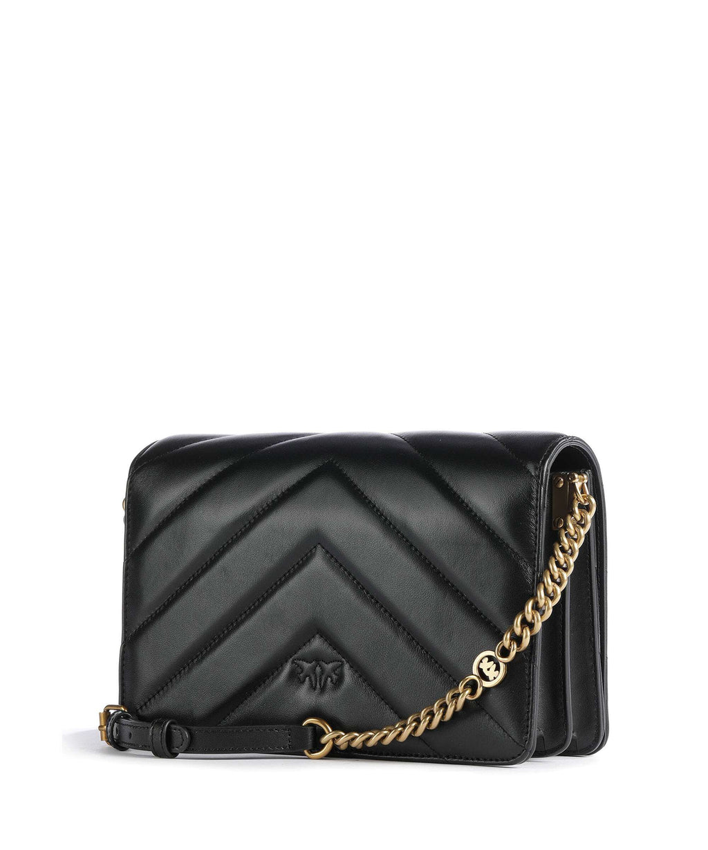 Pinko Love Click Classic Crossbody bag nero/antique gold