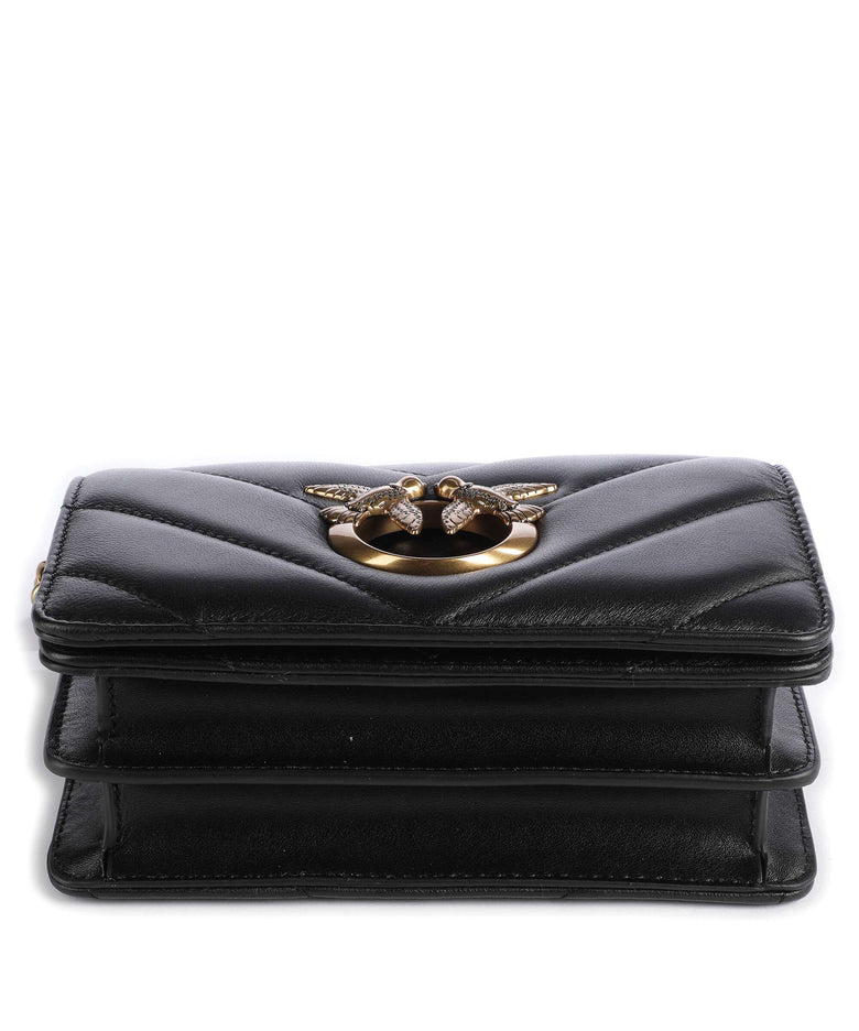 Pinko Love Click Mini Crossbody bag nero/antique gold