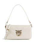 Pinko Love Click Mini Shoulder bag bianco seta/antique gold