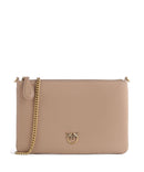 Pinko Flat Classic Borsa a tracolla biscotto zenzero/antique gold