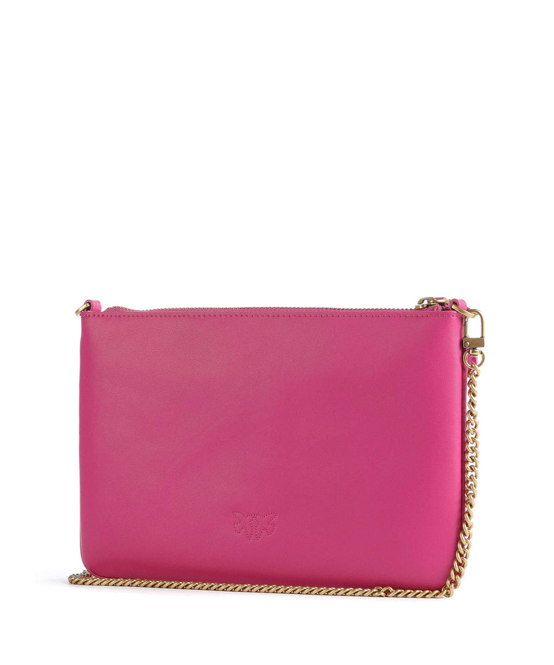 Pinko Flat Classic Crossbody bag pink pinko/antique gold
