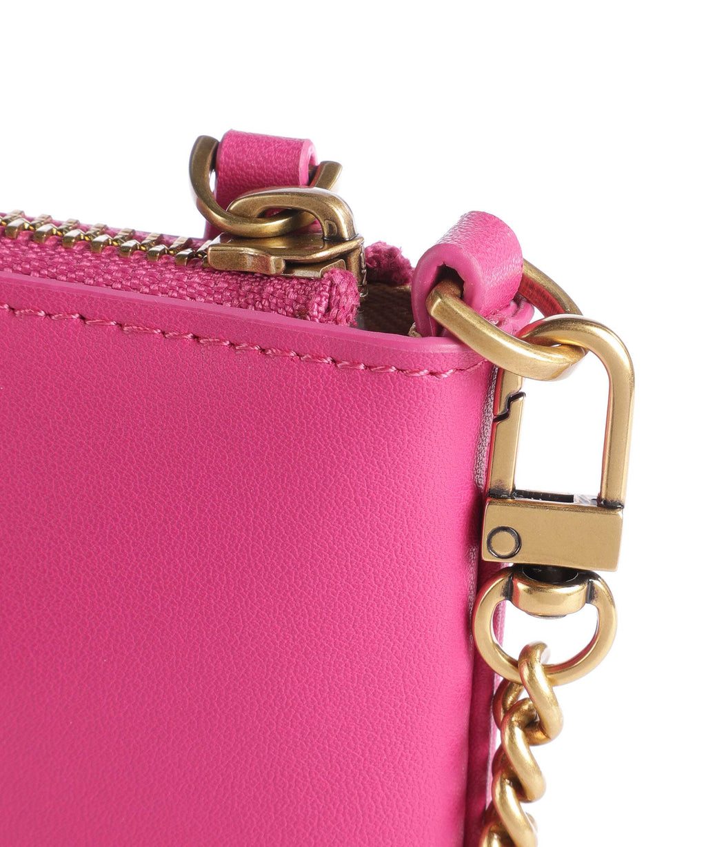 Pinko Flat Classic Crossbody bag pink pinko/antique gold