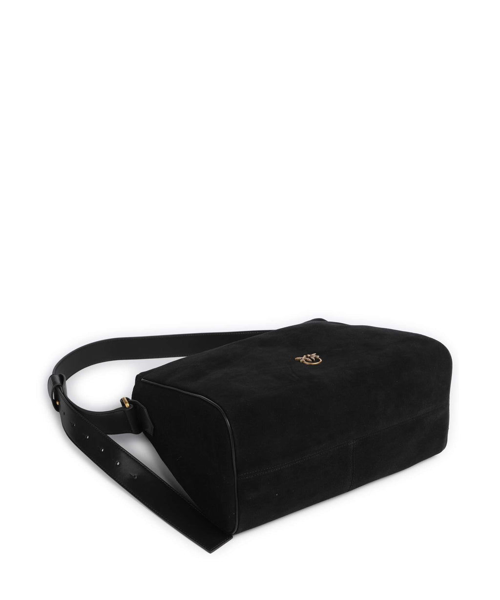 Pinko Leaf Big Hobo bag nero/antique gold