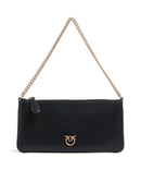 Pinko Flat Horizontal Borsa a spalla nero
