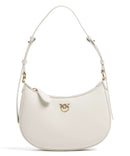 Pinko Half Moon Mini Shoulder bag bianco seta/antique gold